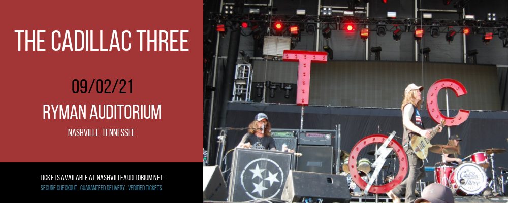 The Cadillac Three at Ryman Auditorium tickets The Cadillac Three at Ryman Auditorium