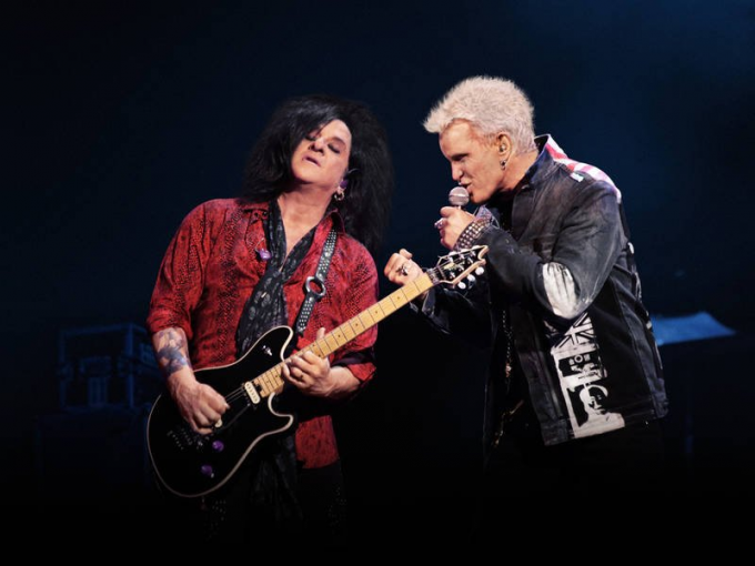 Billy Idol & Steve Stevens at Ryman Auditorium