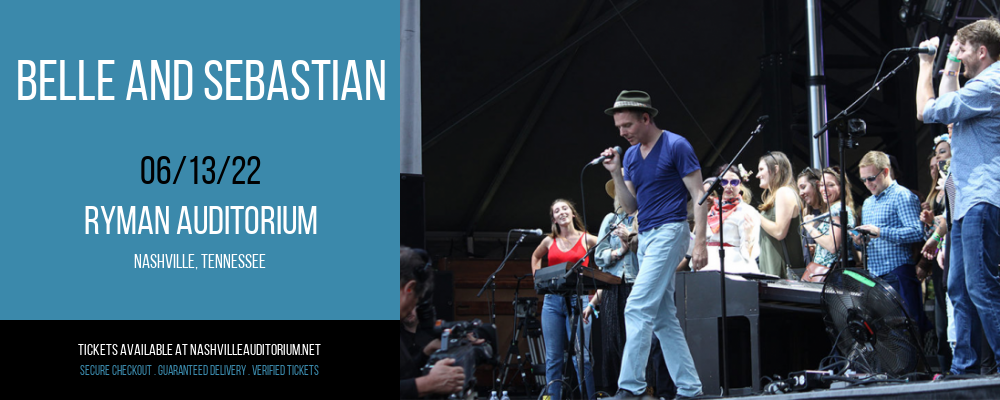 Belle and Sebastian at Ryman Auditorium tickets Belle and Sebastian at Ryman Auditorium