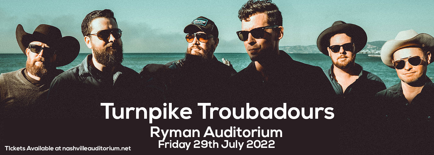 Turnpike Troubadours at Ryman Auditorium tickets Turnpike Troubadours at Ryman Auditorium