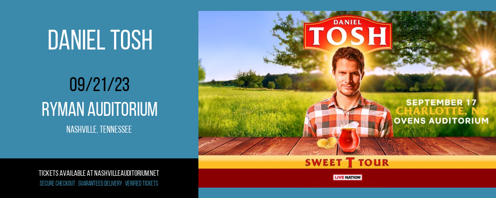 Daniel Tosh at Ryman Auditorium