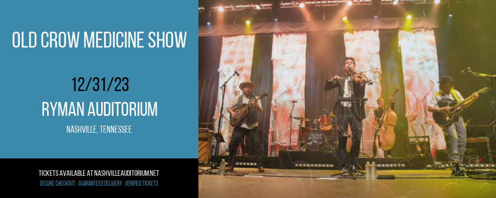 Old Crow Medicine Show at Ryman Auditorium