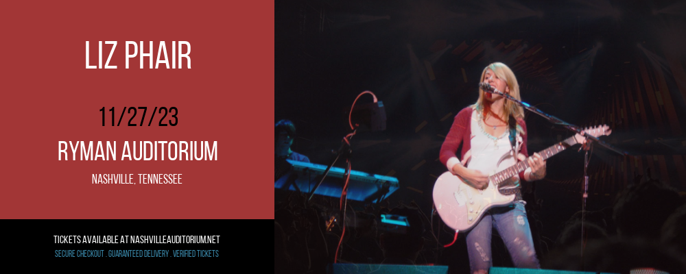 Liz Phair at Ryman Auditorium