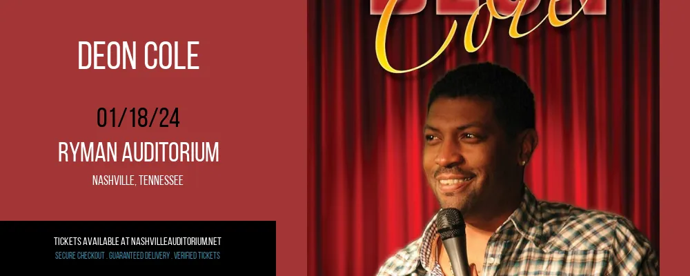 Deon Cole at 