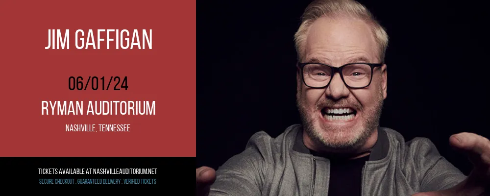 Jim Gaffigan at Ryman Auditorium