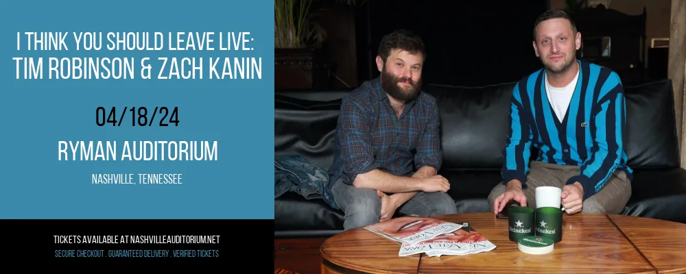 I Think You Should Leave Live at Ryman Auditorium
