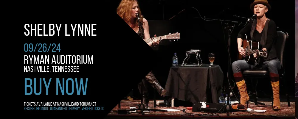 Shelby Lynne at Ryman Auditorium
