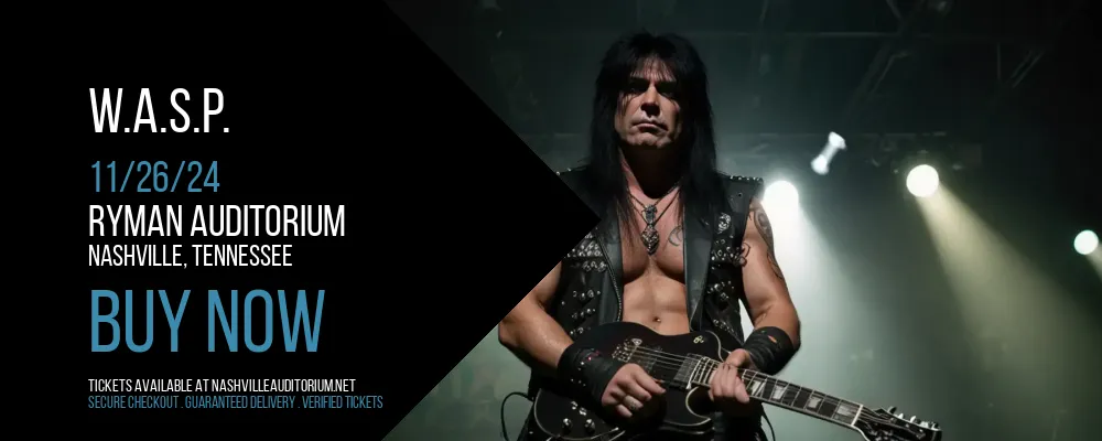 W.a.s.p. at Ryman Auditorium