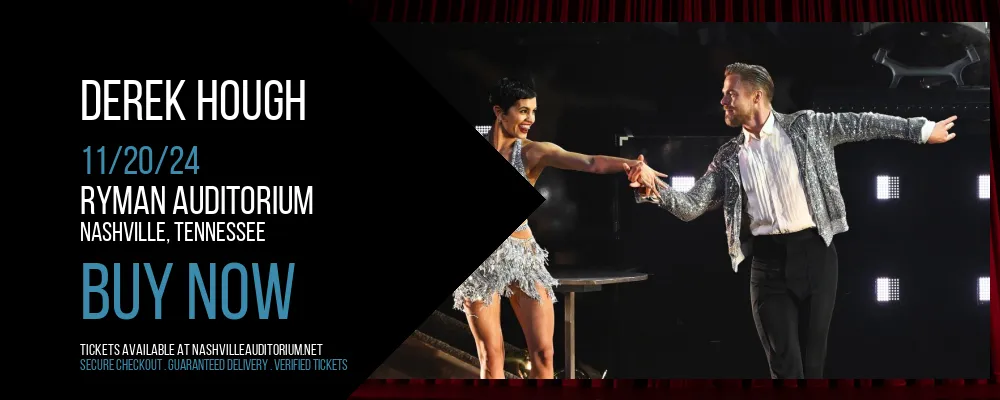 Derek Hough at Ryman Auditorium