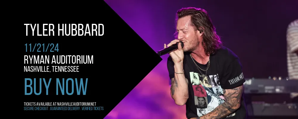 Tyler Hubbard at Ryman Auditorium