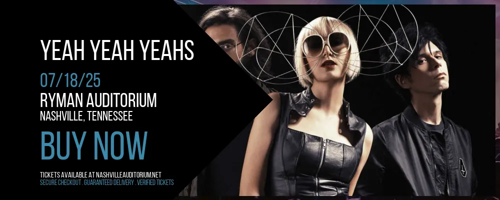 Yeah Yeah Yeahs at Ryman Auditorium
