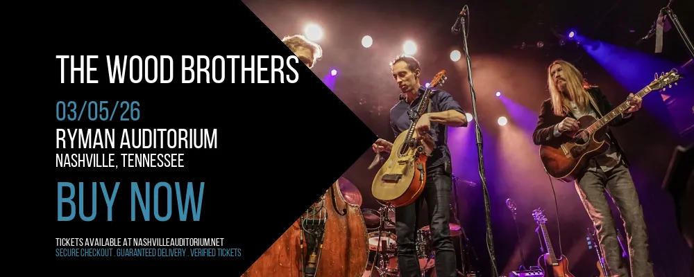 The Wood Brothers at Ryman Auditorium