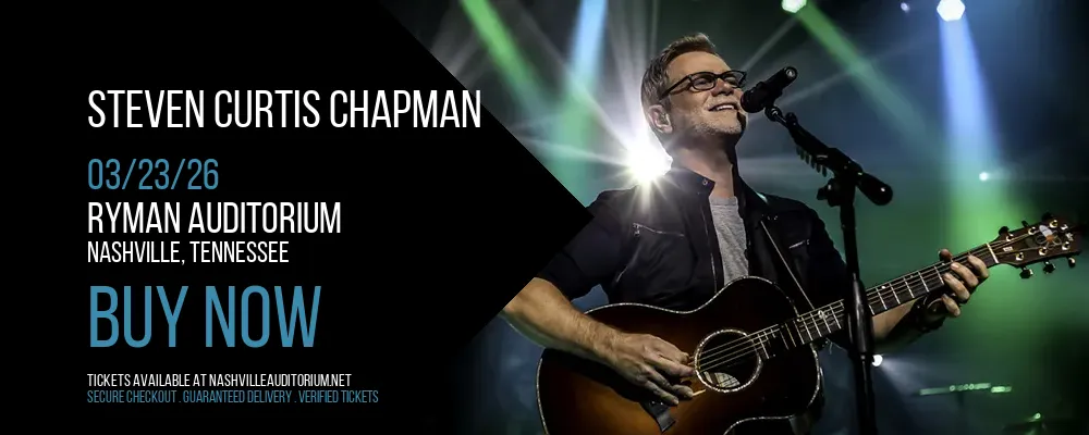 Steven Curtis Chapman at Ryman Auditorium