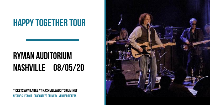 Happy Together Tour at Ryman Auditorium tickets Happy Together Tour at Ryman Auditorium