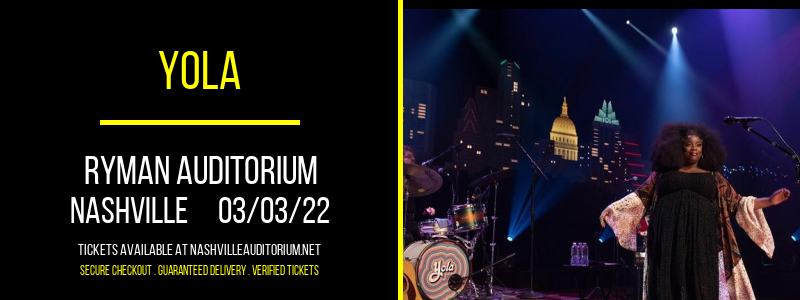 Yola at Ryman Auditorium tickets Yola at Ryman Auditorium