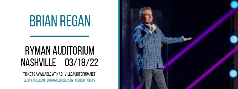 Brian Regan at Ryman Auditorium tickets Brian Regan at Ryman Auditorium