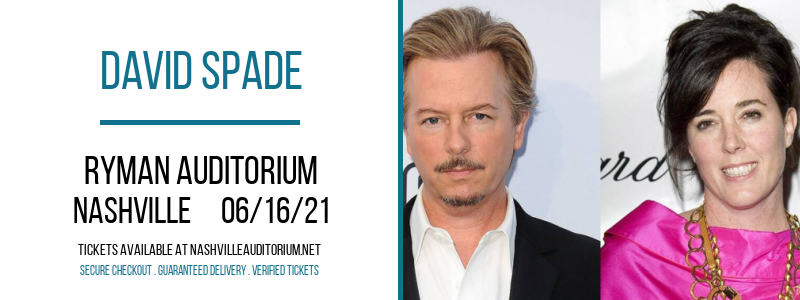 David Spade at Ryman Auditorium tickets David Spade at Ryman Auditorium
