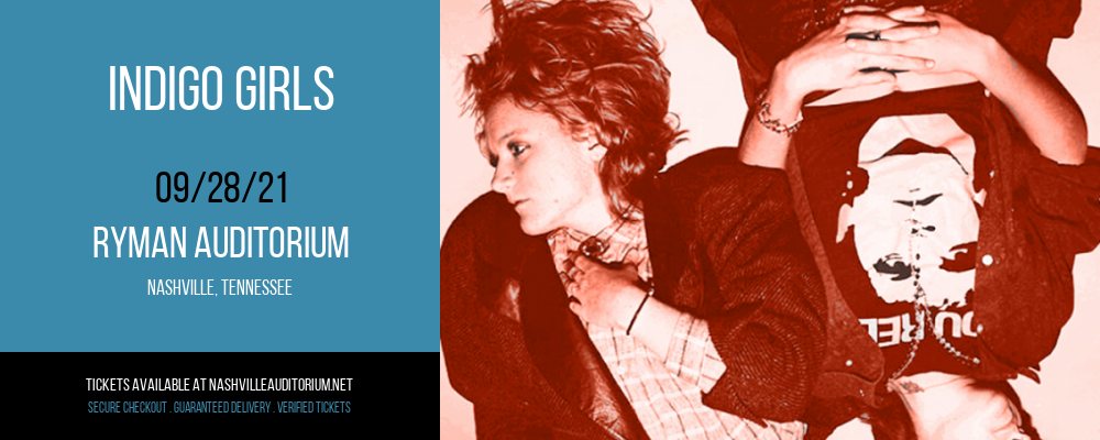 Indigo Girls at Ryman Auditorium tickets Indigo Girls at Ryman Auditorium
