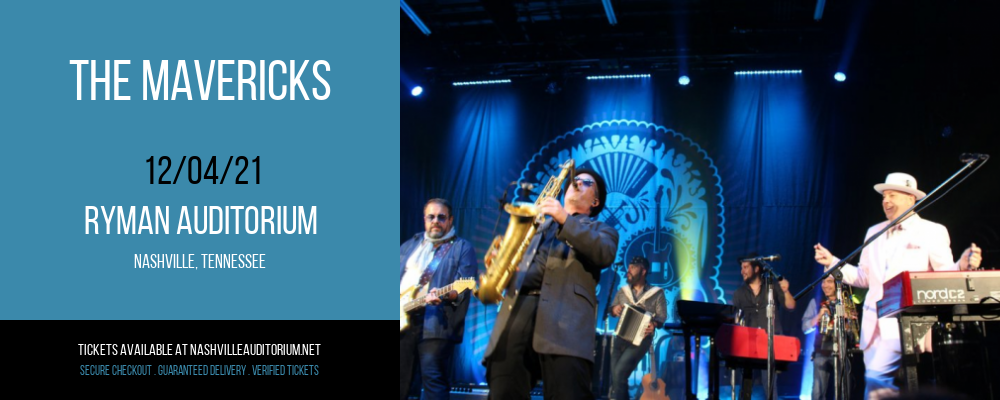 The Mavericks at Ryman Auditorium tickets The Mavericks at Ryman Auditorium
