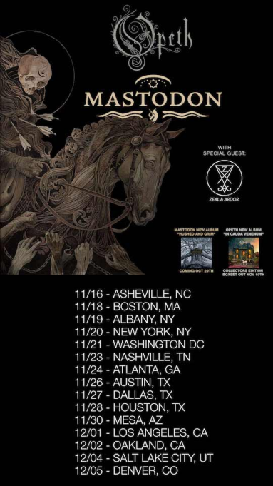 Opeth & Mastodon at Ryman Auditorium