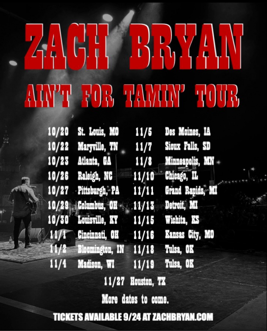 Zach Bryan at Ryman Auditorium