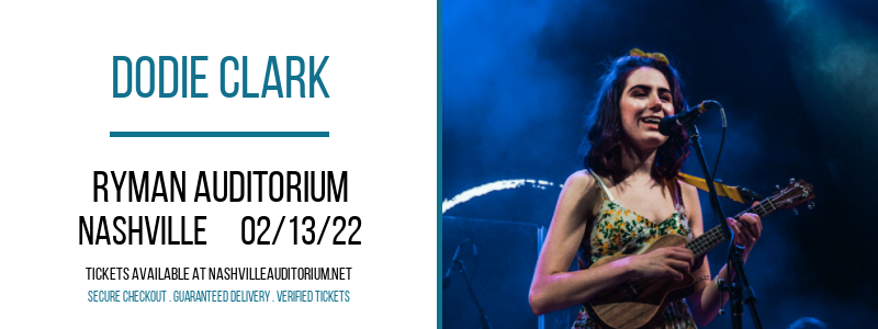 Dodie Clark at Ryman Auditorium tickets Dodie Clark at Ryman Auditorium