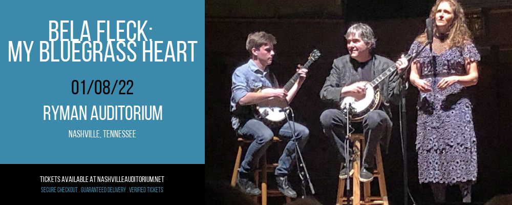 Bela Fleck at Ryman Auditorium tickets Bela Fleck at Ryman Auditorium