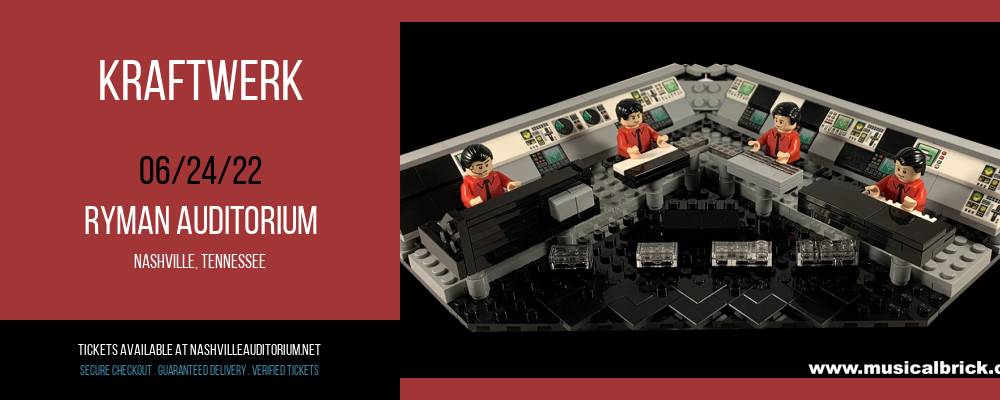 Kraftwerk at Ryman Auditorium tickets Kraftwerk at Ryman Auditorium