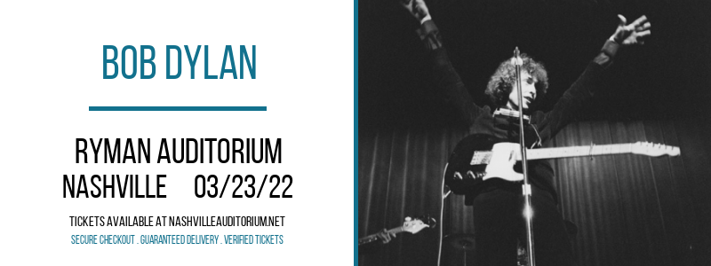 Bob Dylan at Ryman Auditorium tickets Bob Dylan at Ryman Auditorium