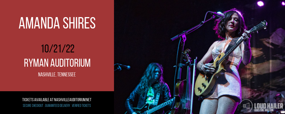 Amanda Shires at Ryman Auditorium tickets Amanda Shires at Ryman Auditorium