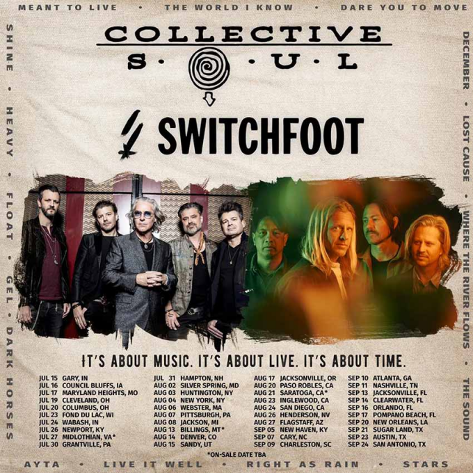 Collective Soul & Switchfoot at Ryman Auditorium