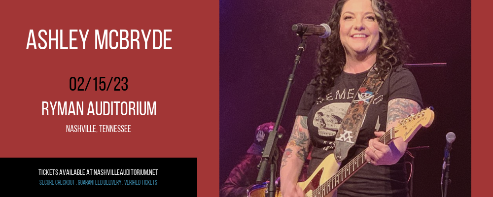 Ashley McBryde at Ryman Auditorium tickets Ashley McBryde at Ryman Auditorium