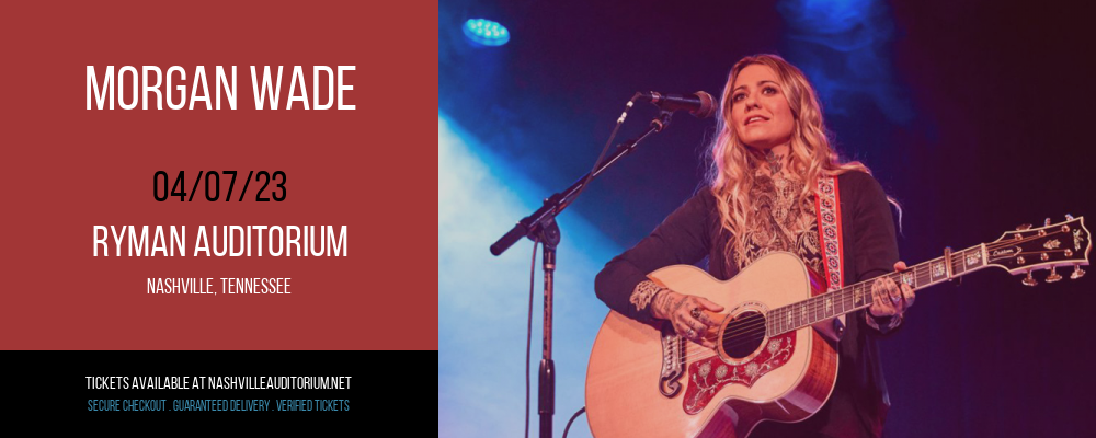 Morgan Wade at Ryman Auditorium tickets Morgan Wade at Ryman Auditorium
