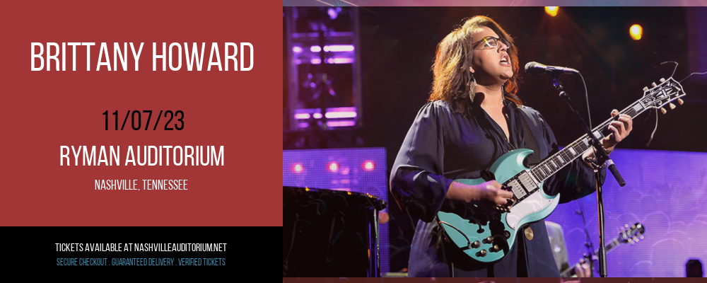 Brittany Howard at Ryman Auditorium