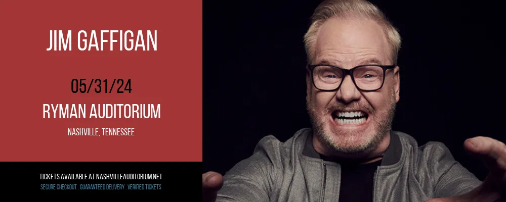 Jim Gaffigan at Ryman Auditorium