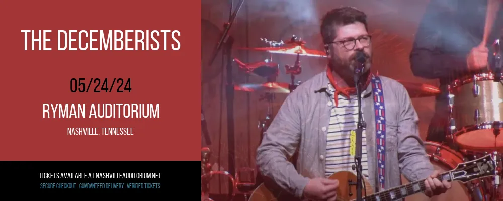 The Decemberists at Ryman Auditorium