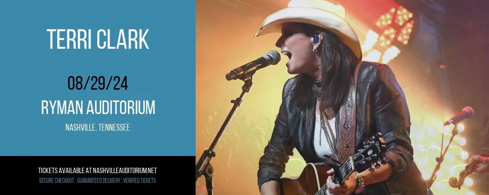 Terri Clark at Ryman Auditorium