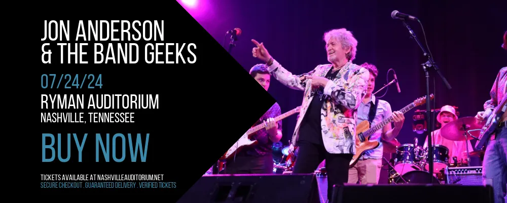 Jon Anderson & The Band Geeks at Ryman Auditorium