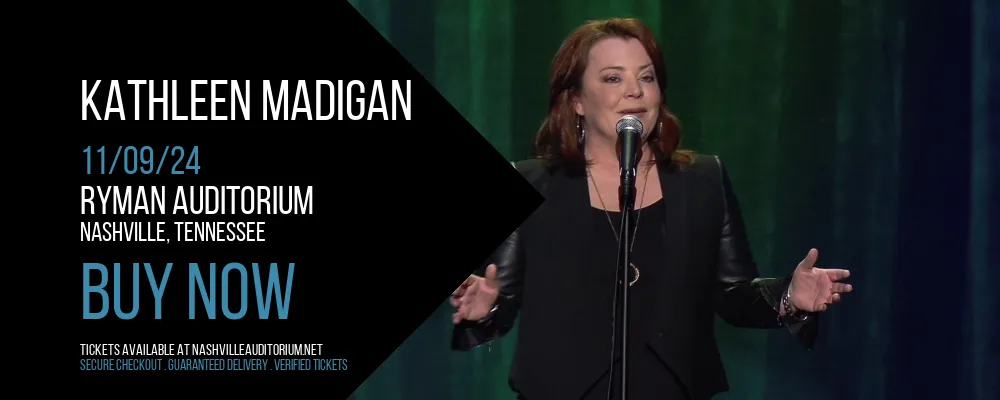 Kathleen Madigan at Ryman Auditorium
