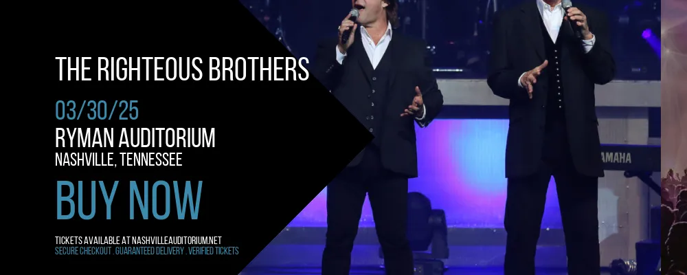 The Righteous Brothers at Ryman Auditorium