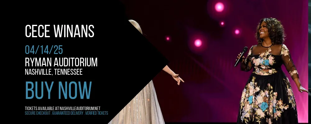 CeCe Winans at Ryman Auditorium