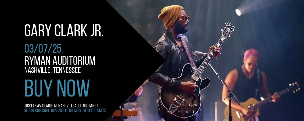 Gary Clark Jr. at Ryman Auditorium