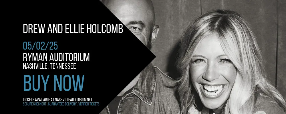 Drew and Ellie Holcomb at Ryman Auditorium