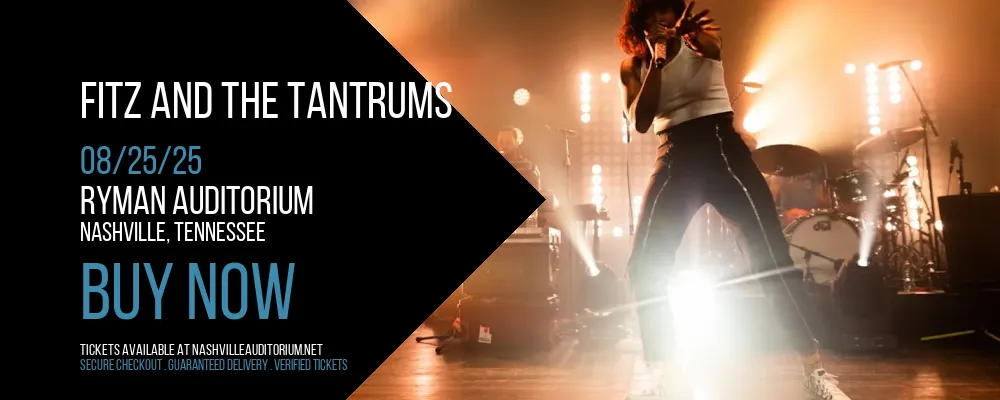 Fitz and The Tantrums at Ryman Auditorium