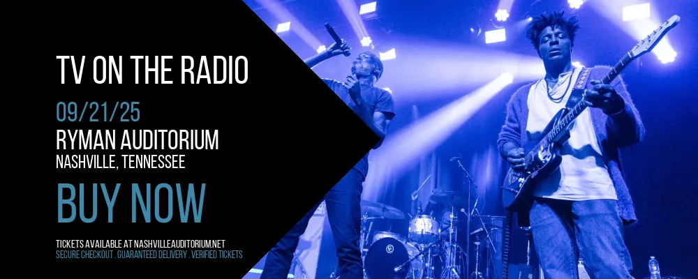 TV On The Radio at Ryman Auditorium