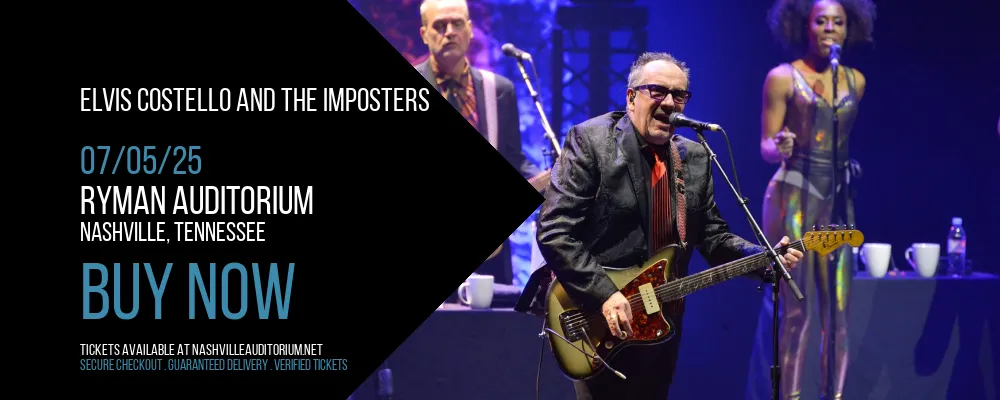 Elvis Costello and The Imposters at Ryman Auditorium