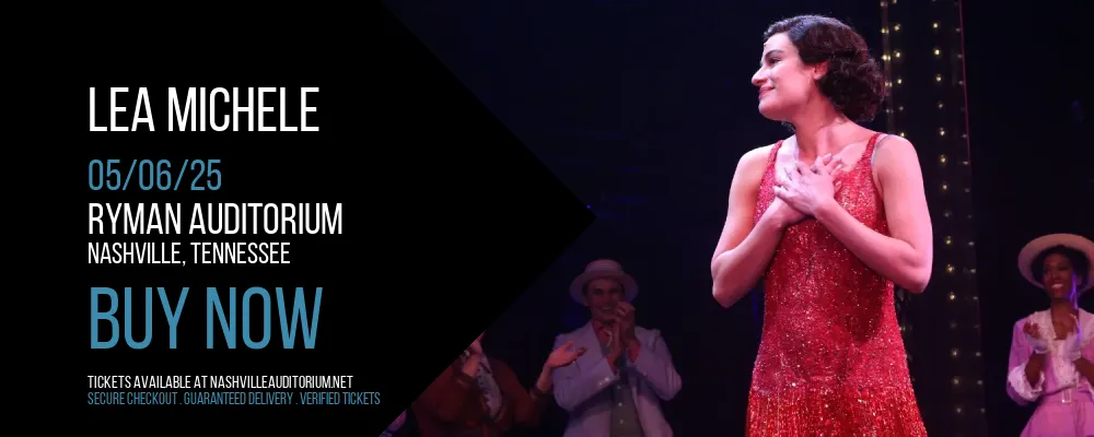 Lea Michele at Ryman Auditorium