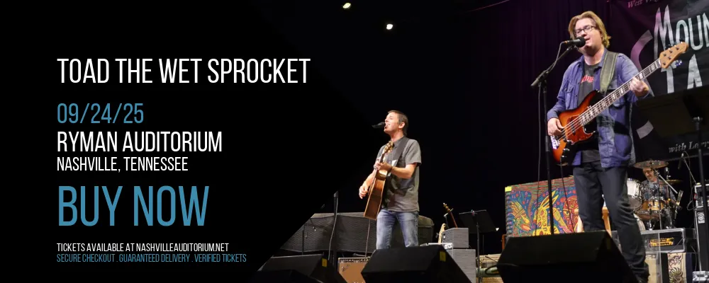 Toad The Wet Sprocket at Ryman Auditorium