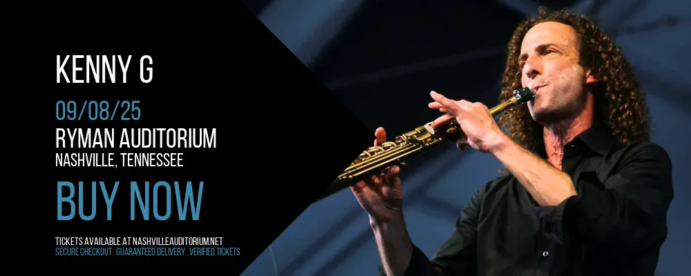 Kenny G at Ryman Auditorium