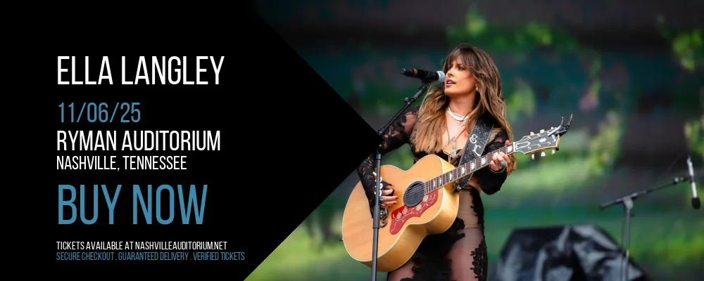 Ella Langley at Ryman Auditorium